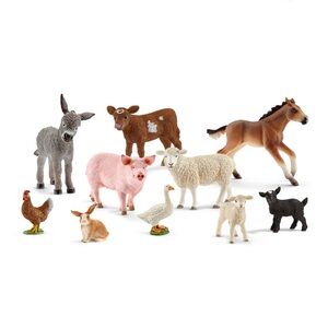 Schleich 10 Piece Farm World Super Farm Bundle